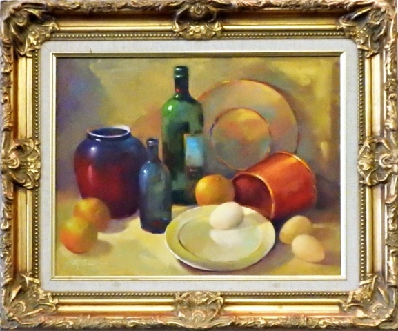 Still Life With Eggs by Shirley Peel