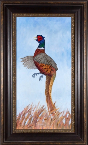 Pheasant  Oil by Albert Faggard