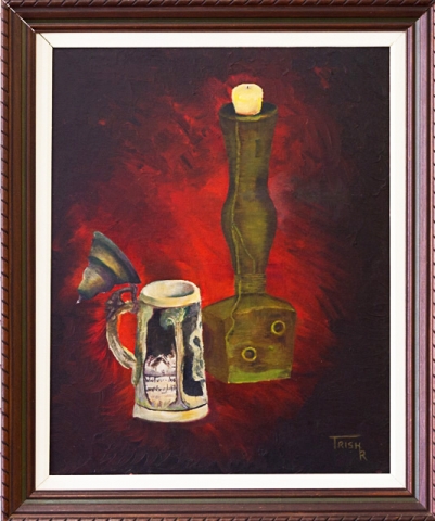 Second Place - Stick and Stein by Trish Ryan, Oil, $300