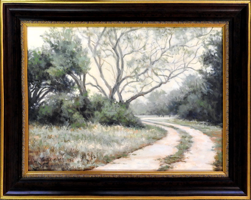 Down the Road 12x16 Watercolor by Calvin Carter, $1,800