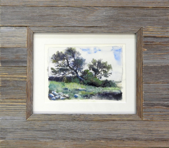Landscape Study Watercolor by Calvin Carter, $400