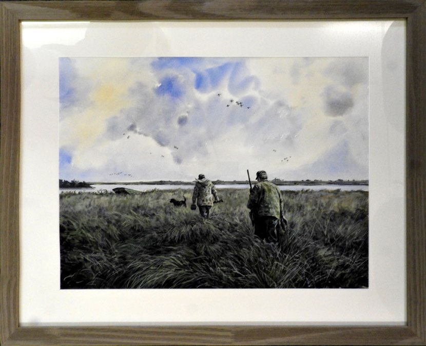 Marsh March 18x24 Watercolor by Calvin Carter, $2,800